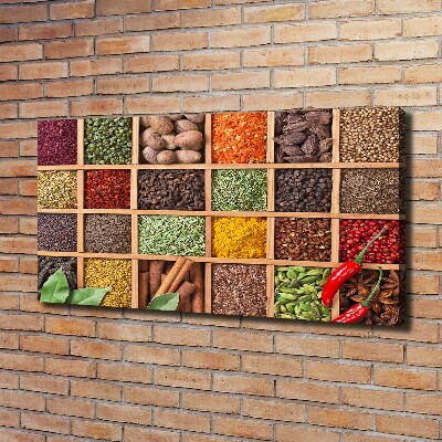 Foto op canvas Specerijen en kruiden