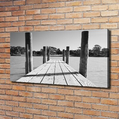 Foto obraz na płótnie Drewniane molo