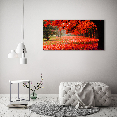 Canvas schilderij Bomen in de herfst