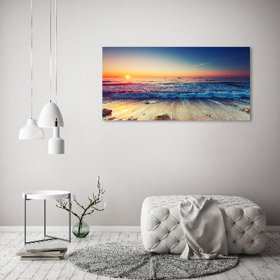 Foto op canvas Zonsopgang aan zee