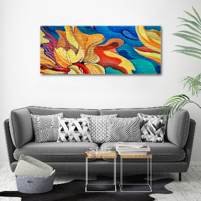 Foto canvas Abstracte bloem