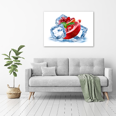 Foto op canvas Granaatappel met ijs