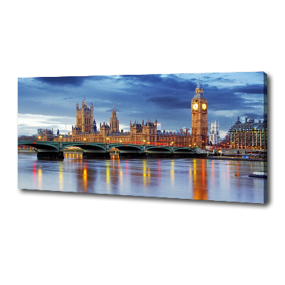 Canvas foto Theems Londen