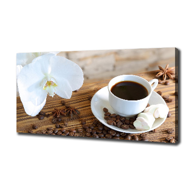 Canvas foto Een kopje koffie