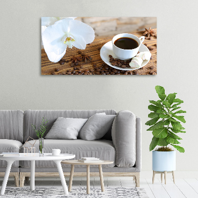 Canvas foto Een kopje koffie