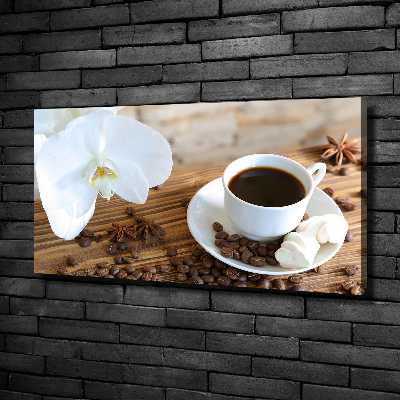 Canvas foto Een kopje koffie