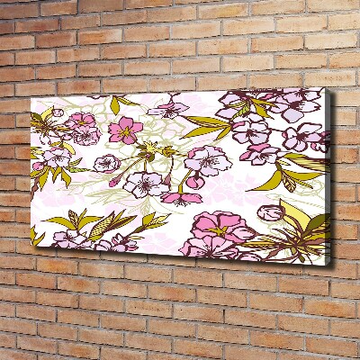 Foto canvas Kersenbloesems