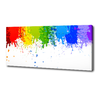 Canvas schilderij Regenboogvlekken