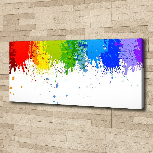 Canvas schilderij Regenboogvlekken