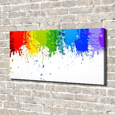 Canvas schilderij Regenboogvlekken