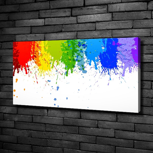 Canvas schilderij Regenboogvlekken