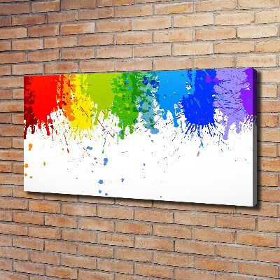 Canvas schilderij Regenboogvlekken