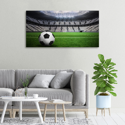 Foto op canvas Bal in het stadion