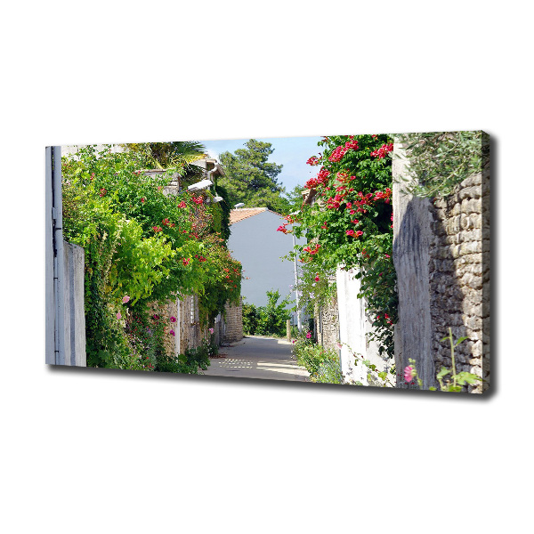 Foto canvas Bloemensteeg