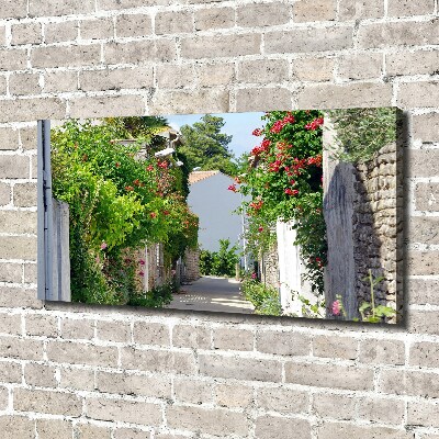 Foto canvas Bloemensteeg