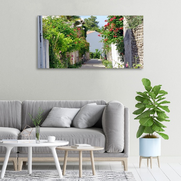 Foto canvas Bloemensteeg