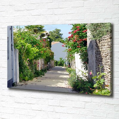 Foto canvas Bloemensteeg