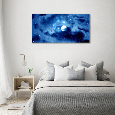 Foto canvas Volle maan