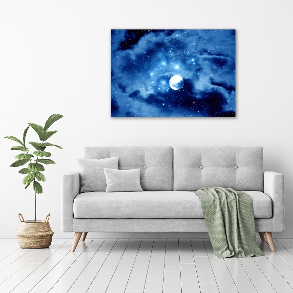 Foto canvas Volle maan