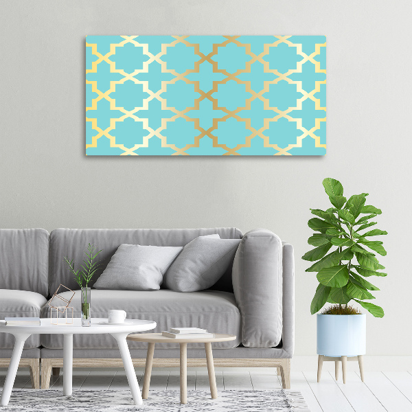 Canvas foto Arabisch patroon