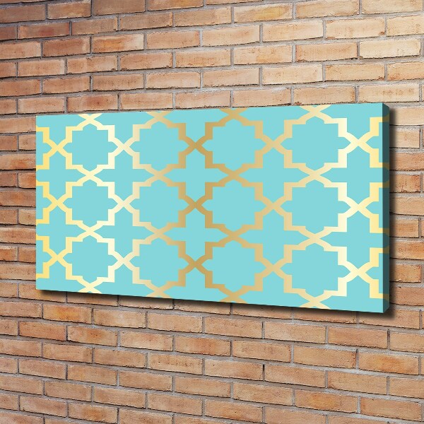 Canvas foto Arabisch patroon