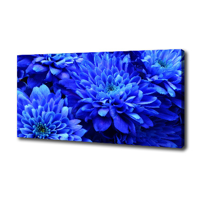 Canvas schilderij Blauwe aster