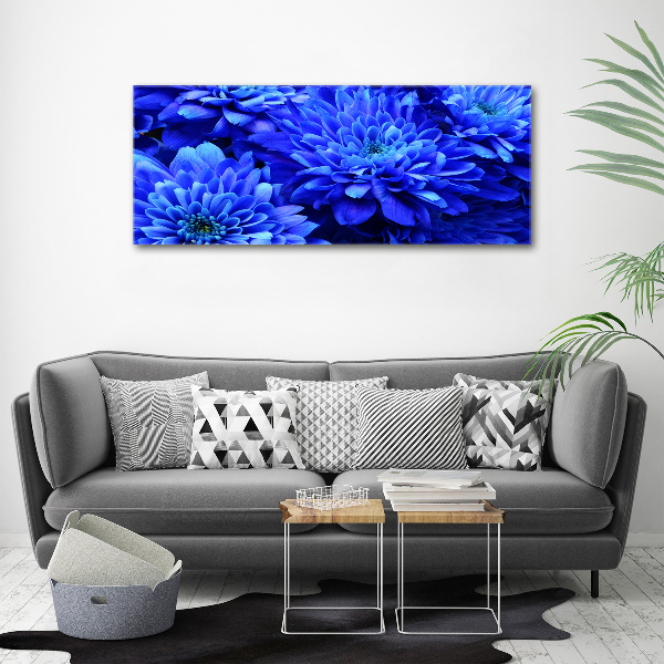Canvas schilderij Blauwe aster