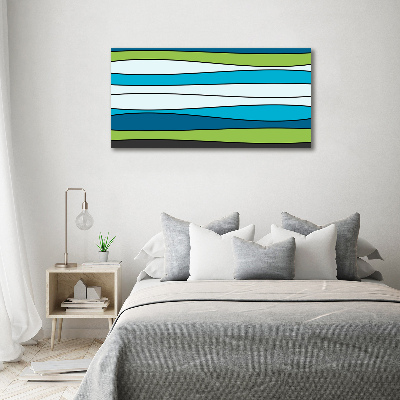 Canvas schilderij Kleurrijke strepen