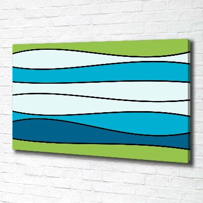 Canvas schilderij Kleurrijke strepen