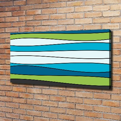 Canvas schilderij Kleurrijke strepen