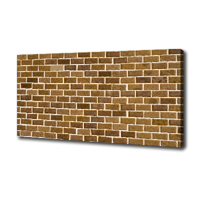 Canvas foto Bakstenen muur