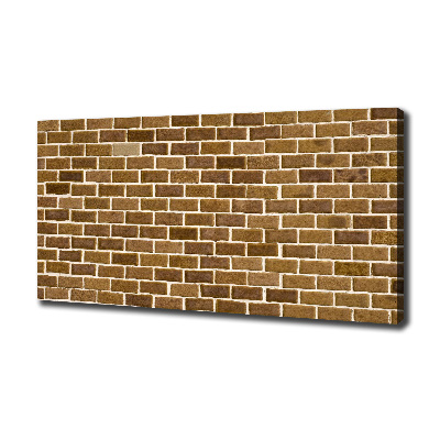 Canvas foto Bakstenen muur