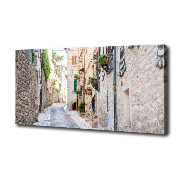 Foto op canvas Stadslaan