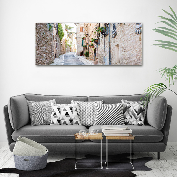 Foto op canvas Stadslaan