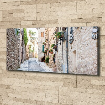 Foto op canvas Stadslaan