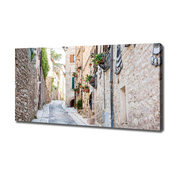 Foto op canvas Stadslaan