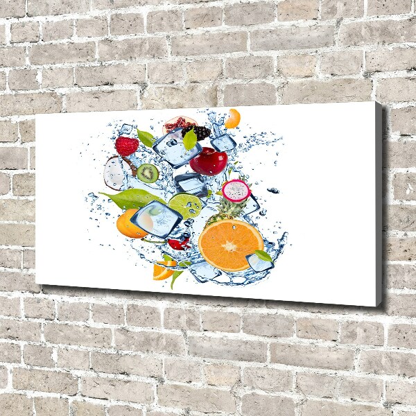 Foto op canvas Fruit en ijs
