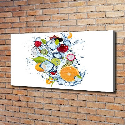 Foto op canvas Fruit en ijs