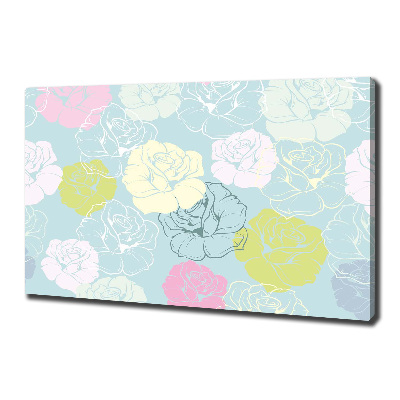 Nowoczesny obraz na płótnie zdjęcie Róże