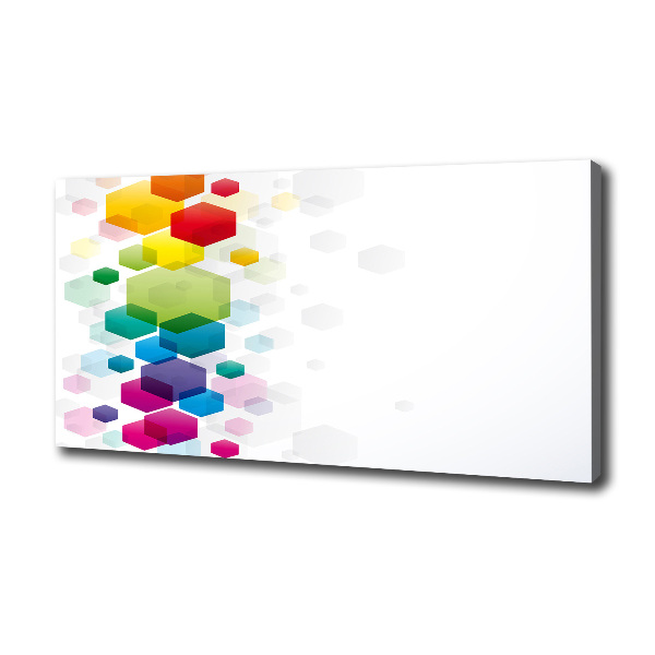 Foto op canvas Kleurrijke kubussen