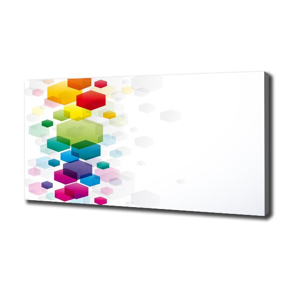 Foto op canvas Kleurrijke kubussen