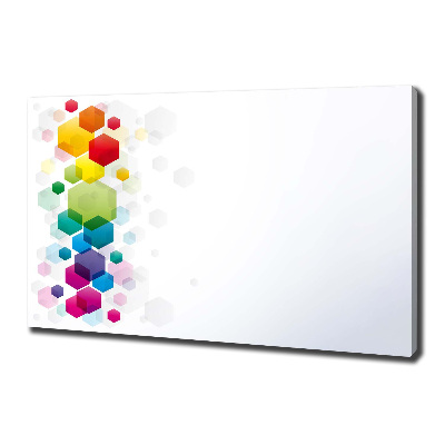 Foto op canvas Kleurrijke kubussen