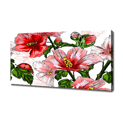 Schilderij op canvas Hibiscus