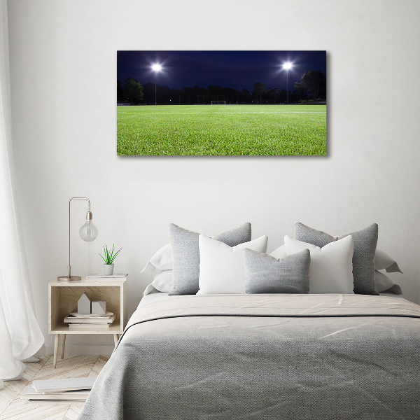 Schilderij op canvas Voetbalveld