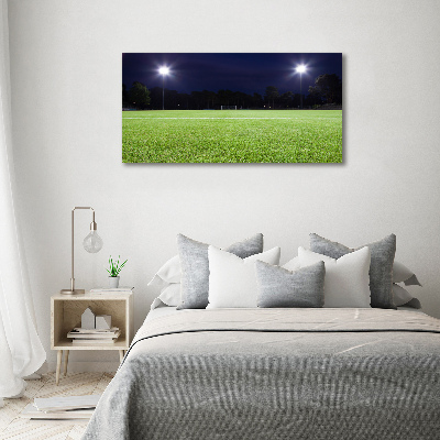 Schilderij op canvas Voetbalveld