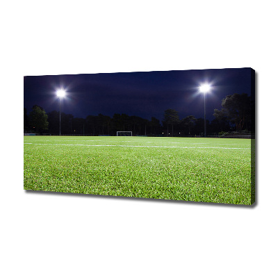Schilderij op canvas Voetbalveld