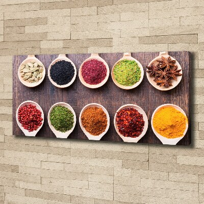 Foto op canvas Kleurrijke kruiden