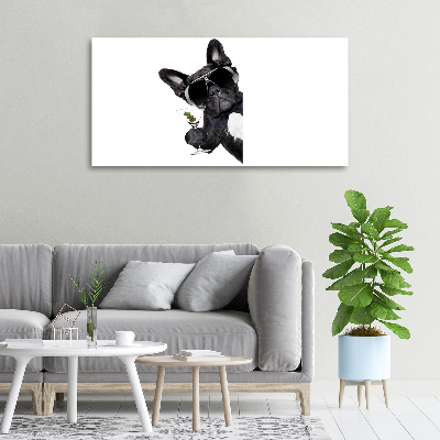 Canvas schilderij Martini Dog