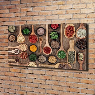 Canvas schilderij Specerijen en kruiden