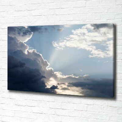 Foto op canvas Wolken aan de hemel